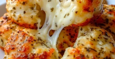 30-Minute Cottage Cheese Pizza Bites ready to serve with toppings