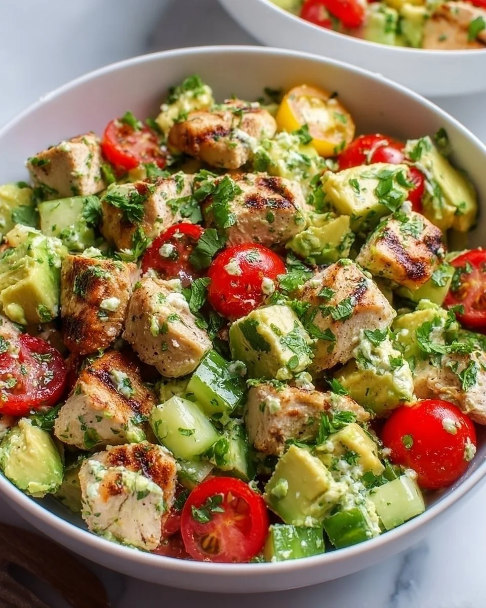 Avocado Chicken Salad Recipe
