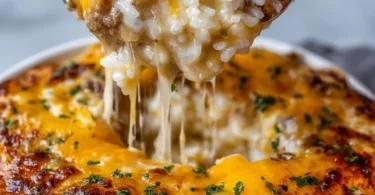 Beefy Garlic Butter Bowl with tender beef and creamy garlic butter