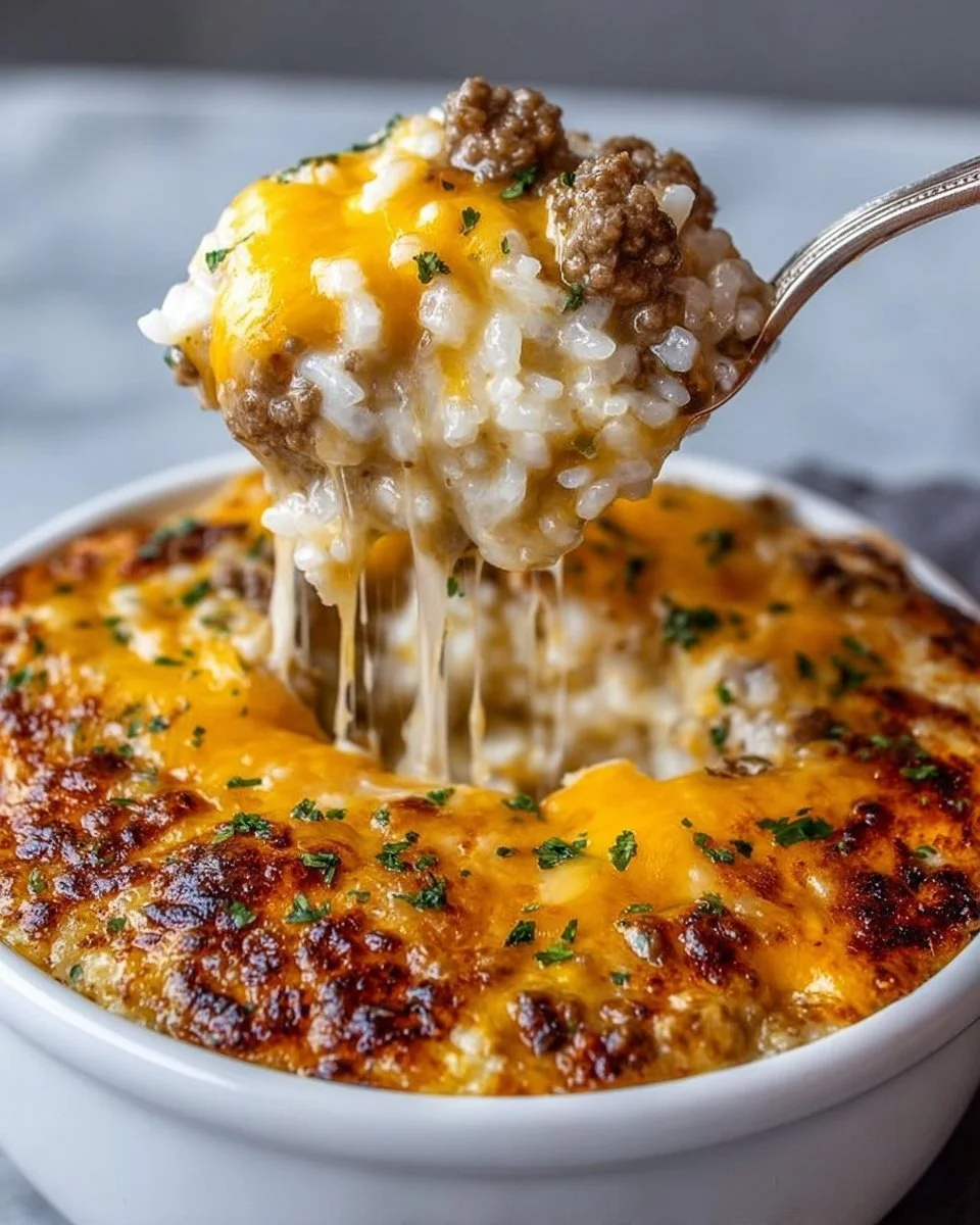 Beefy Garlic Butter Bowl with tender beef and creamy garlic butter