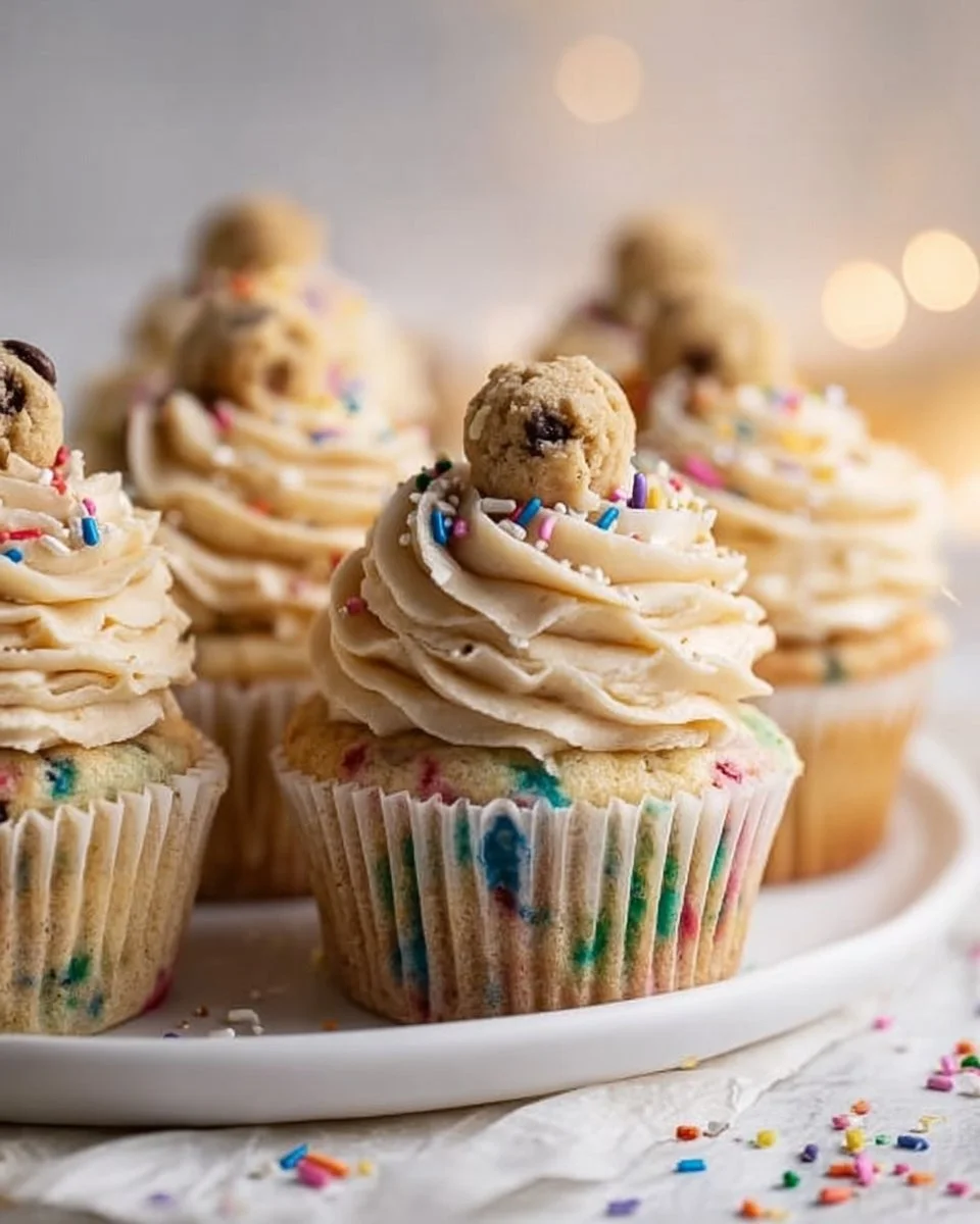 Cookie Dough Cupcakes
