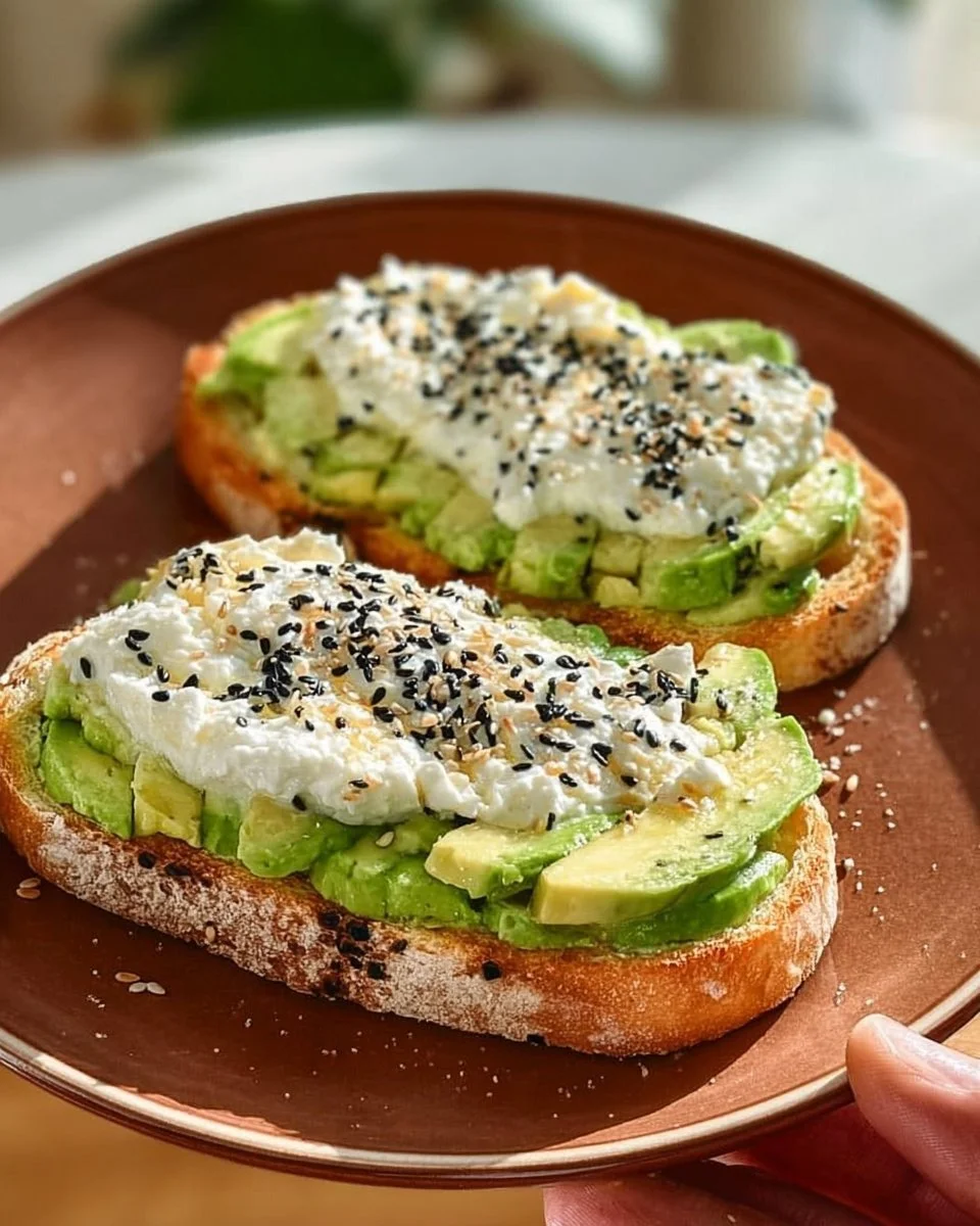 Cottage Cheese Avocado Toast