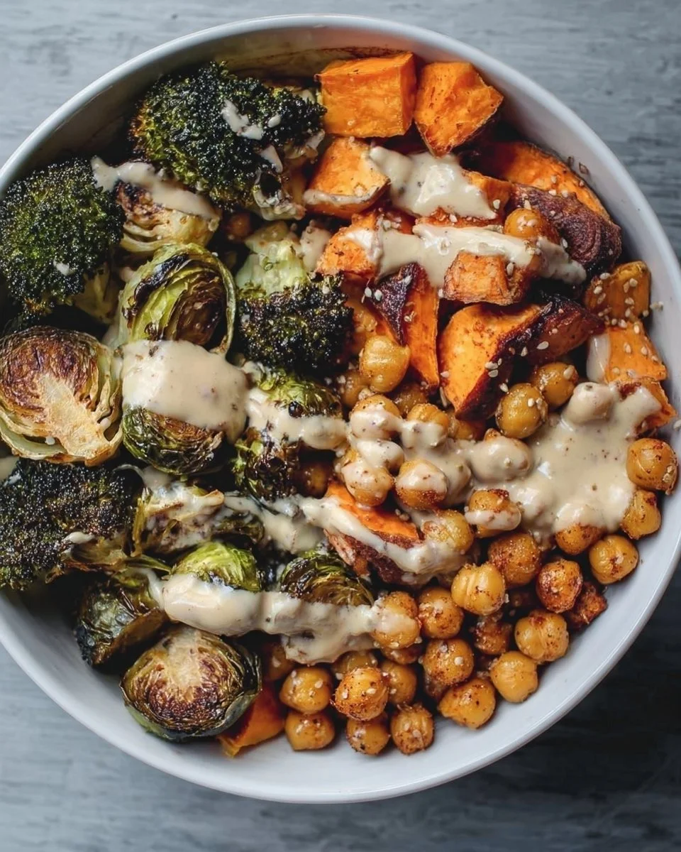 Roasted Chickpea & Veggie Bowl
