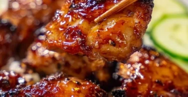 Sticky Sweet Chili Chicken Thighs with a flavorful glaze