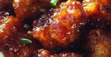 Sweet Hawaiian Crock Pot Chicken served with colorful vegetables